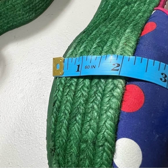 M Missoni Polka Dot Espadrilles Platform Sandals - Picture 12 of 14